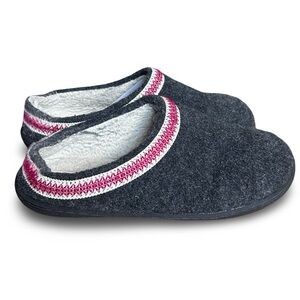 Clarks Slippers Faux Fur Lined Comfy Slide Size 9M Women’s